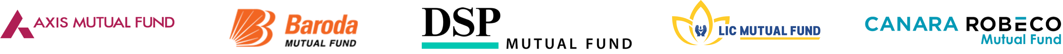 AXIS, BOB, DSP, LIC, Canara